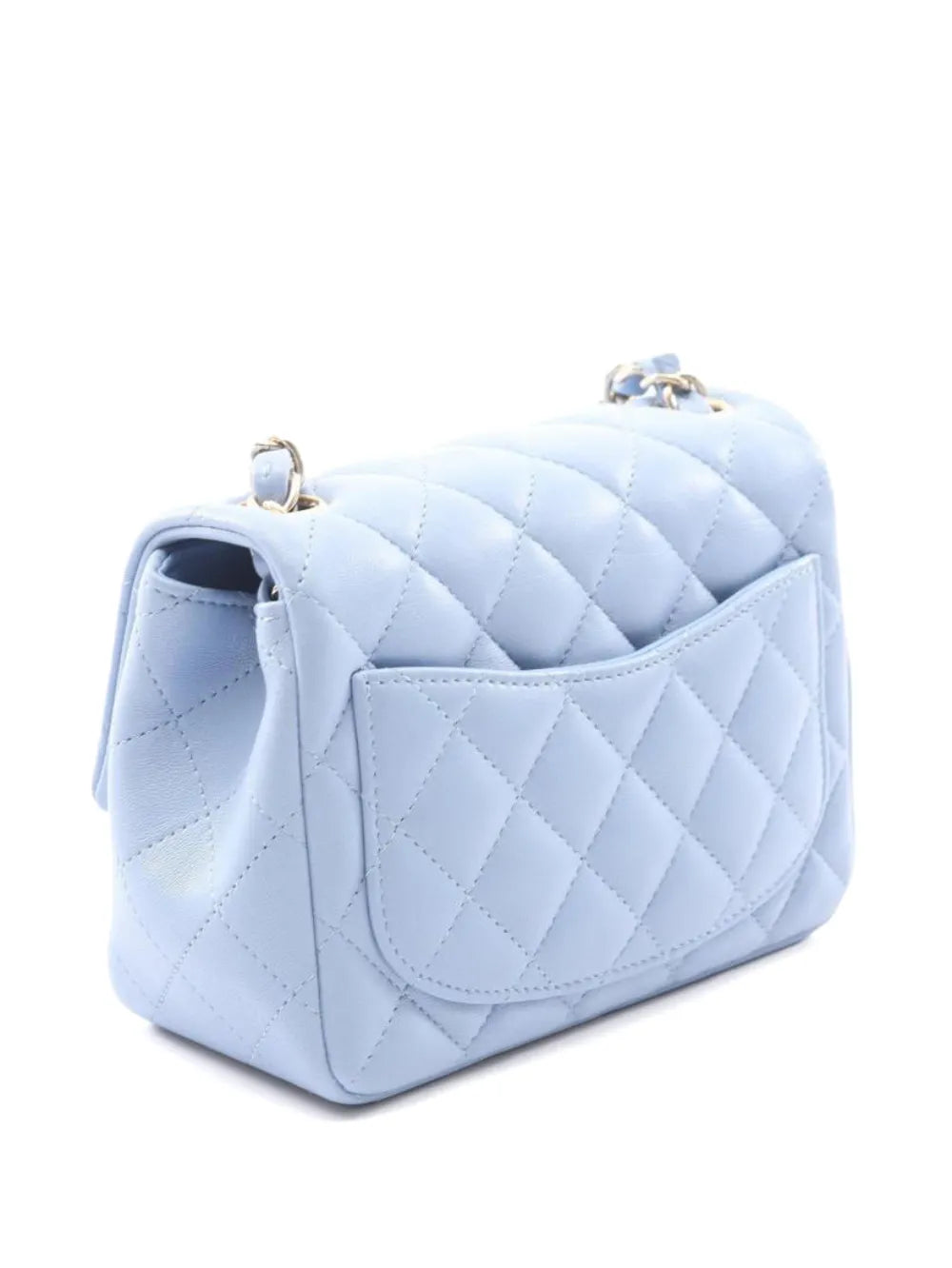 Chanel Pre Owned Mini Matelasse Chain Shoulder Bag — Same as shown — Size One Size — Side View