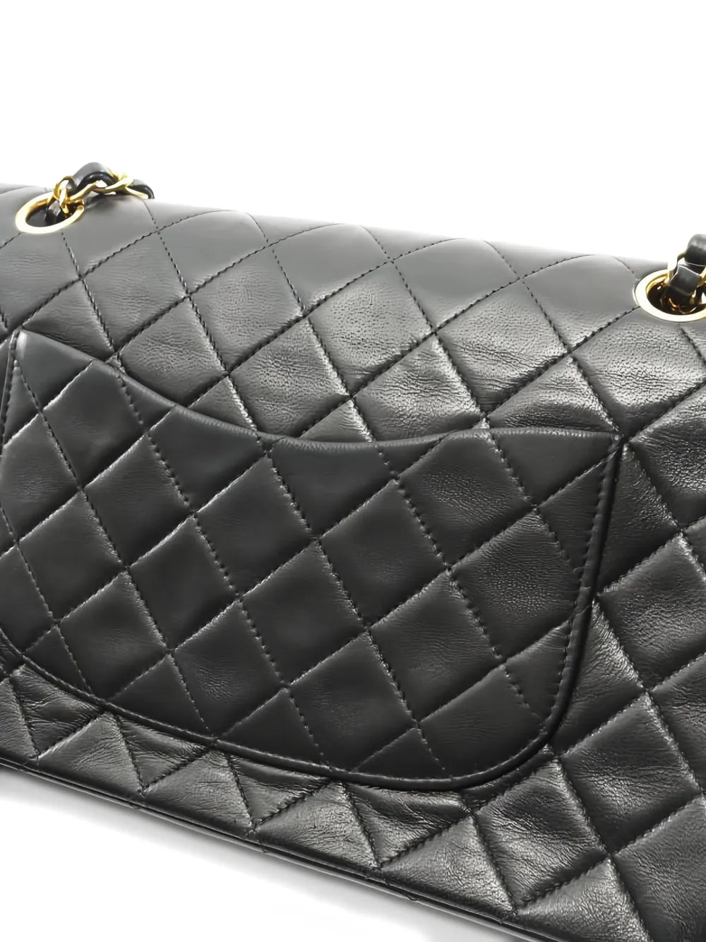 Chanel Pre Owned Matelasse Quilting Flap Top Shoulder Bag — Same as shown — Size One Size — Top View