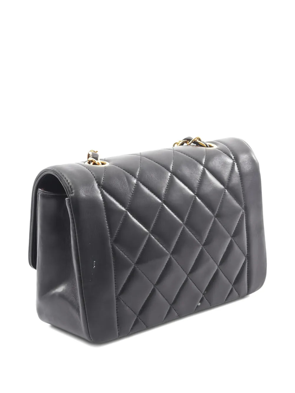 Chanel Pre Owned Diana Flap Matelasse Quilting Shoulder Bag — Same as shown — Size One Size — Side View