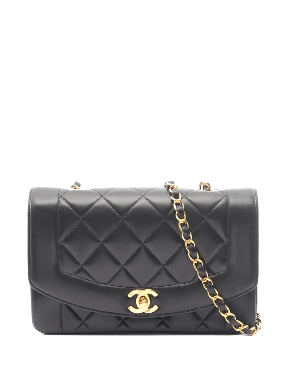 Chanel Pre Owned Diana Flap Matelasse Quilting Shoulder Bag — Same as shown — Size One Size — Front View