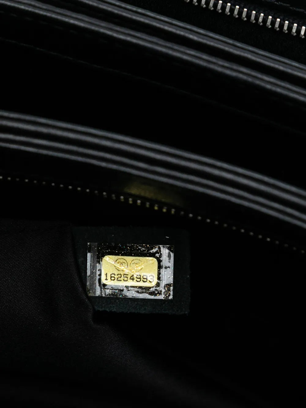 Chanel Pre Owned 2012 Medium Quilted Lambskin Clams Pocket Accordion Flap Shoulder Bag — Same as shown — Size One Size — Lifestyle View
