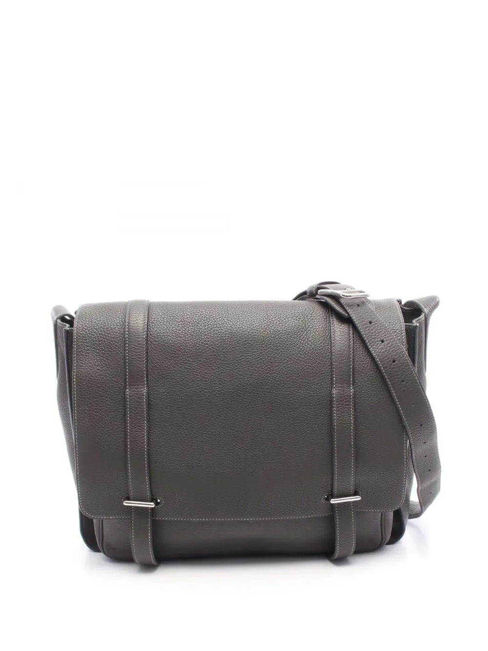 Hermes Pre Owned 2004 Taurillon Clemence Steve Caporal 35 Shoulder Bag — Same as shown — Size One Size — Front View