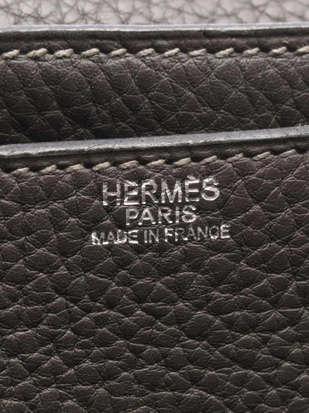 Hermes Pre Owned 2004 Taurillon Clemence Steve Caporal 35 Shoulder Bag — Same as shown — Size One Size — Detail View