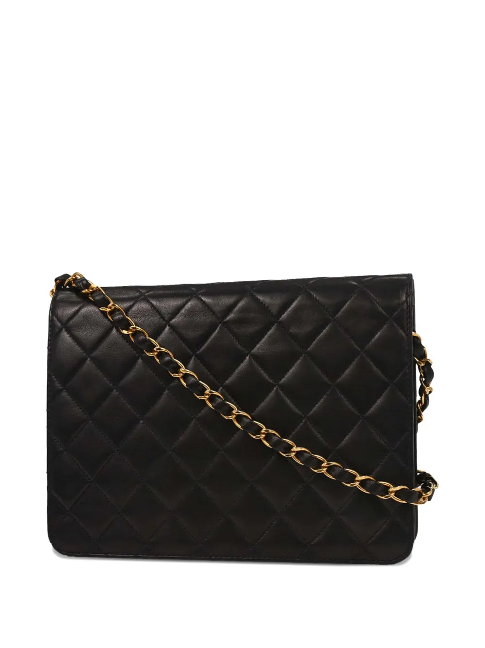 Chanel Pre Owned 2003 Small Turnlock Half Flap Shoulder Bag — Same as shown — Size One Size — Side View