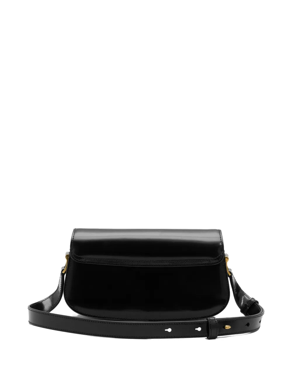 Ami Paris Paris Paris Leather Shoulder Bag — Same as shown — Size One Size — Back View