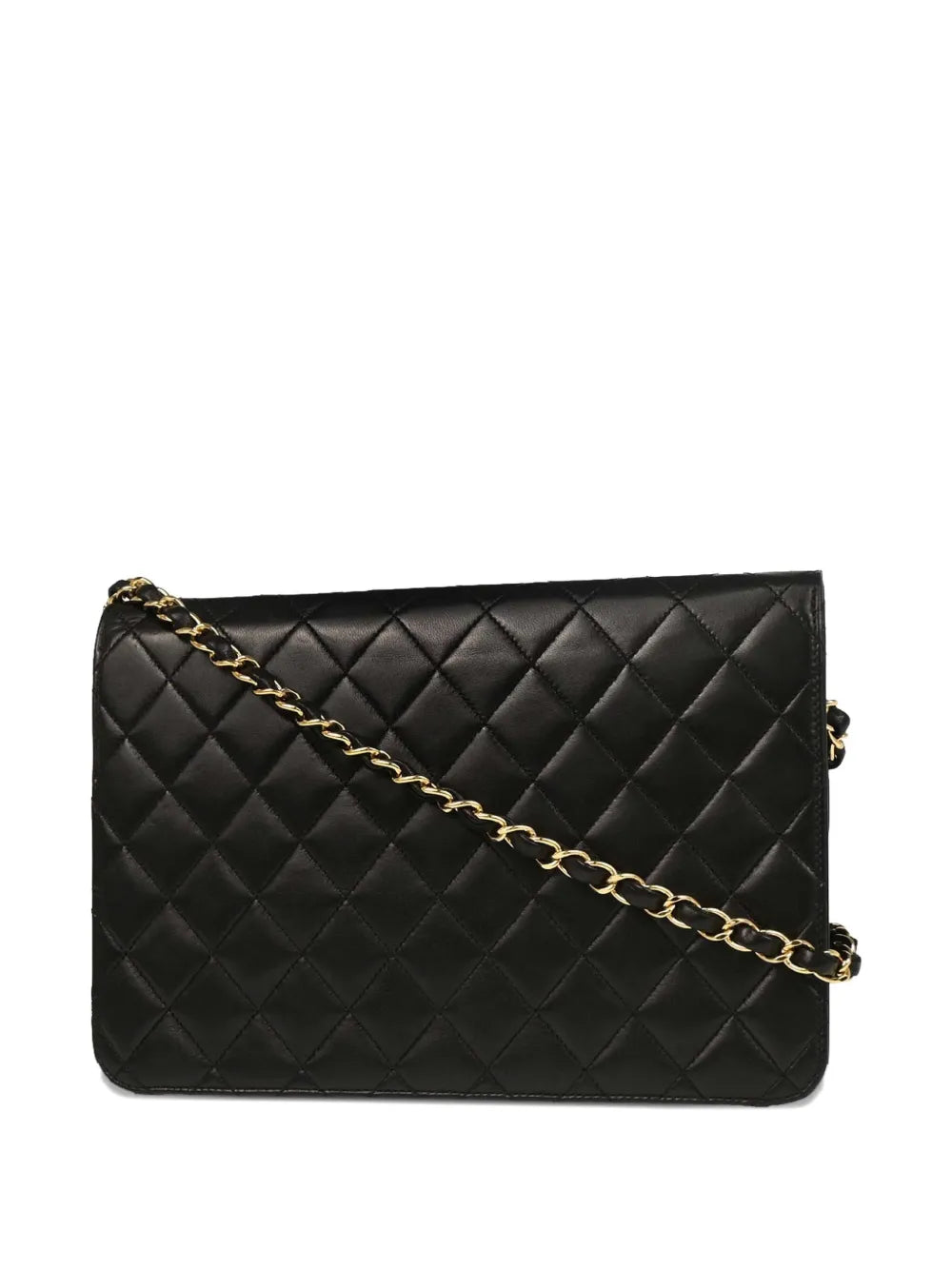 Chanel Pre Owned 2008 Medium Turn Lock Flap Shoulder Bag — Same as shown — Size One Size — Side View