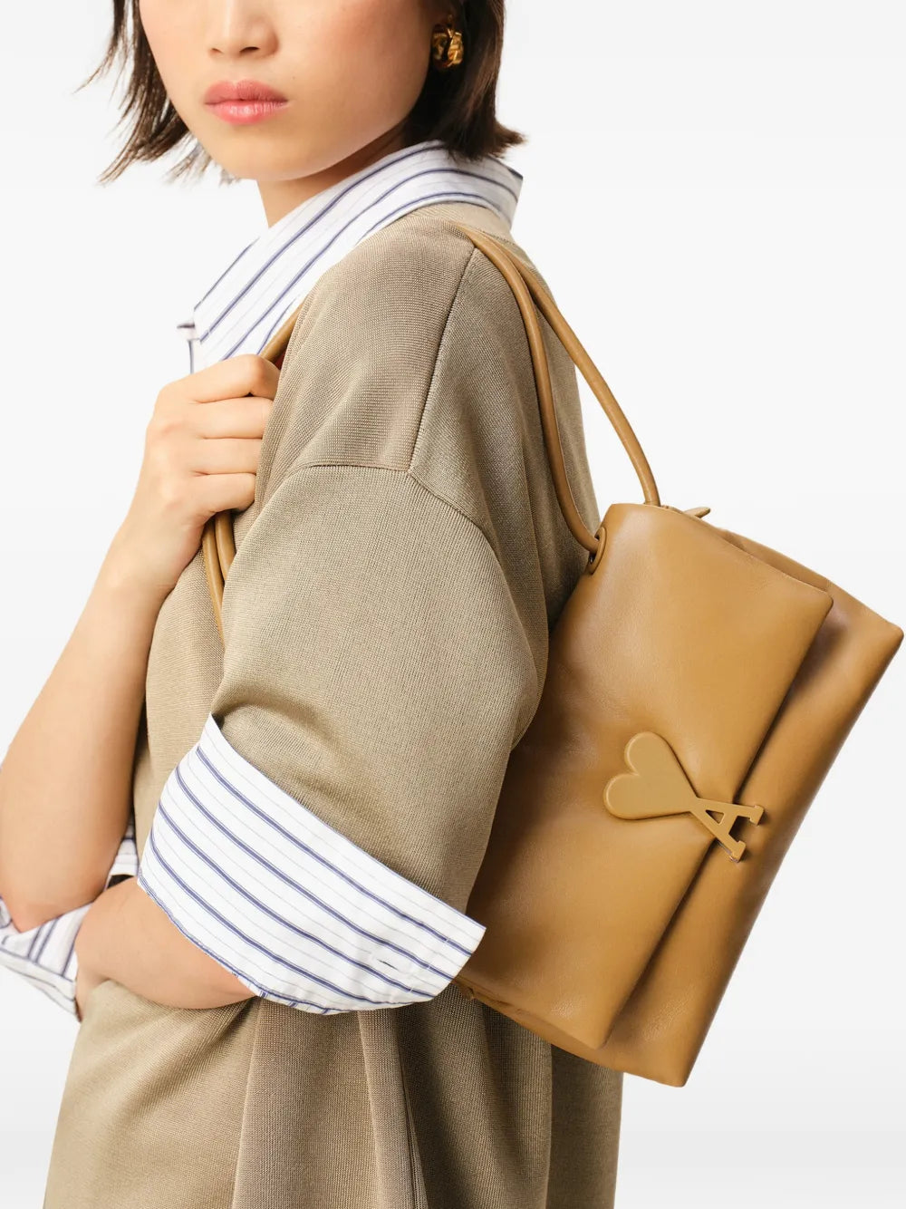 Ami Paris Voulez Vous Shoulder Bag — Same as shown — Size One Size — Side View