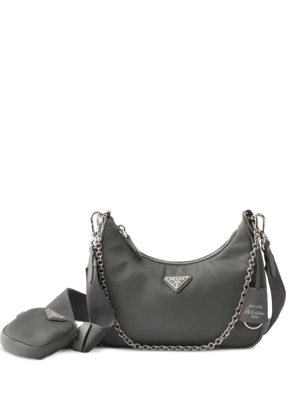 Prada Re Edition 2005 Re Nylon Shoulder Bag — Same as shown — Size One Size — Front View