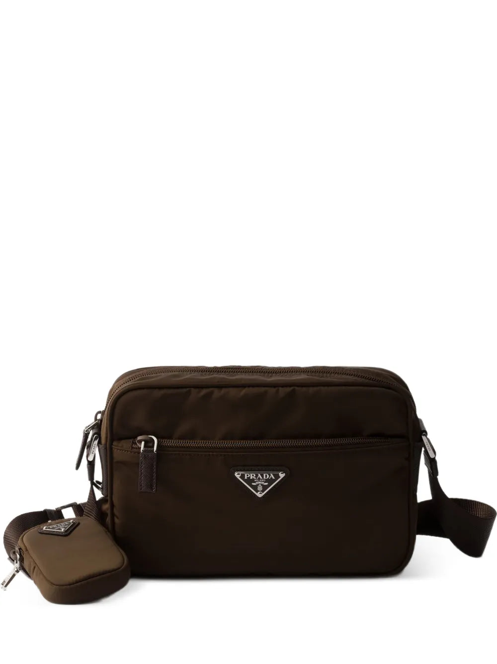Prada Re Nylon Shoulder Bag — Same as shown — Size One Size — Front View
