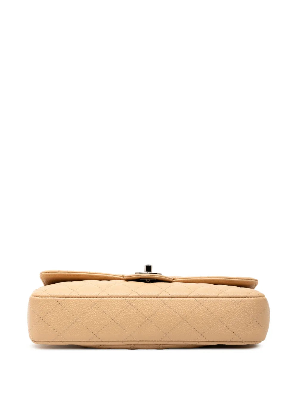 Chanel Pre Owned 2008 2009 Classic Caviar East West Single Flap Shoulder Bag — Same as shown — Size One Size — Top View