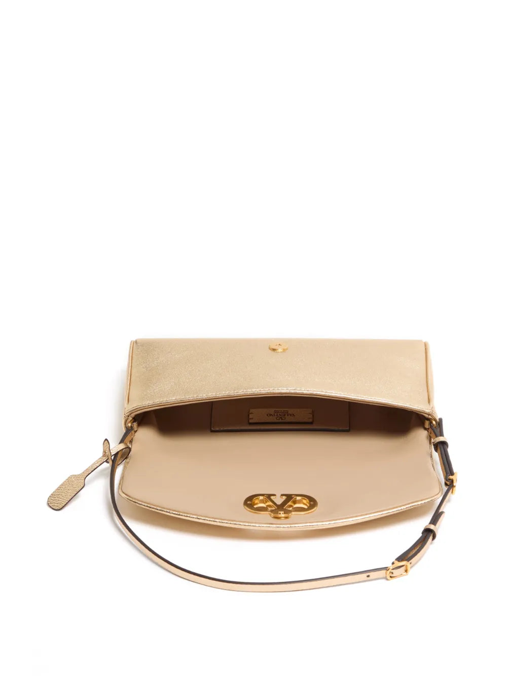 Valentino Garavani Small Devain Vlogo Shoulder Bag — Same as shown — Size One Size — Top View