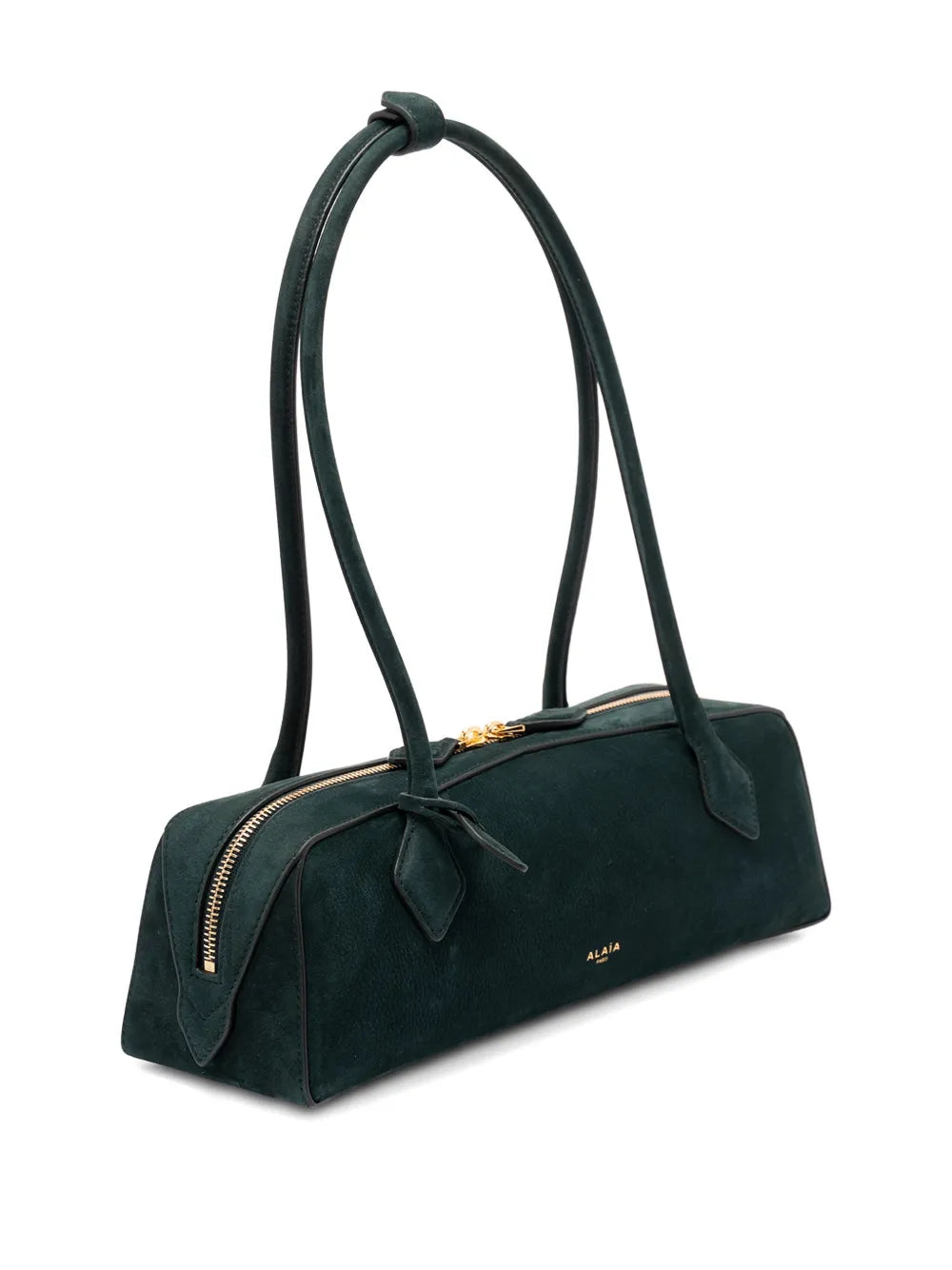 Alaia Zip Leather Shoulder Bag — Same as shown — Size One Size — Back View