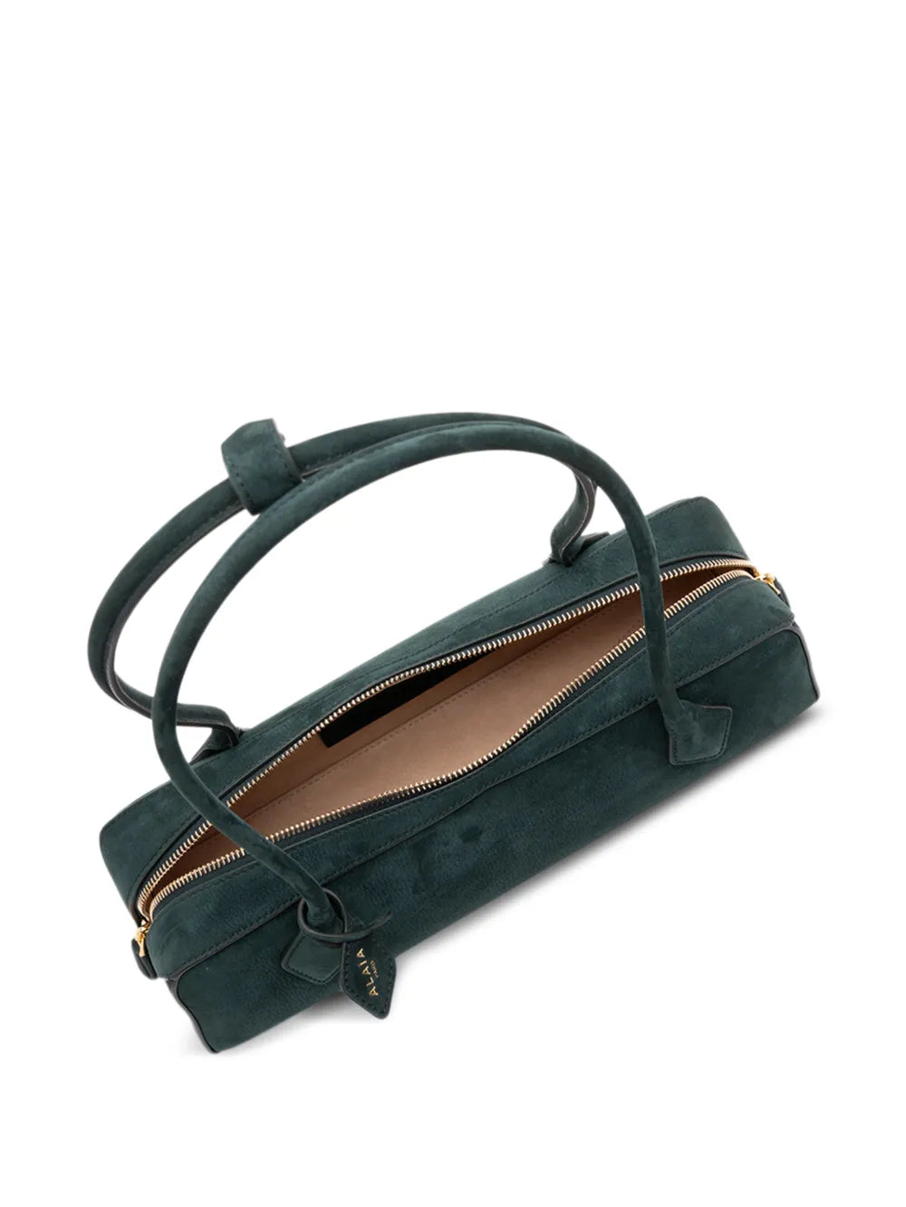 Alaia Zip Leather Shoulder Bag — Same as shown — Size One Size — Detail View