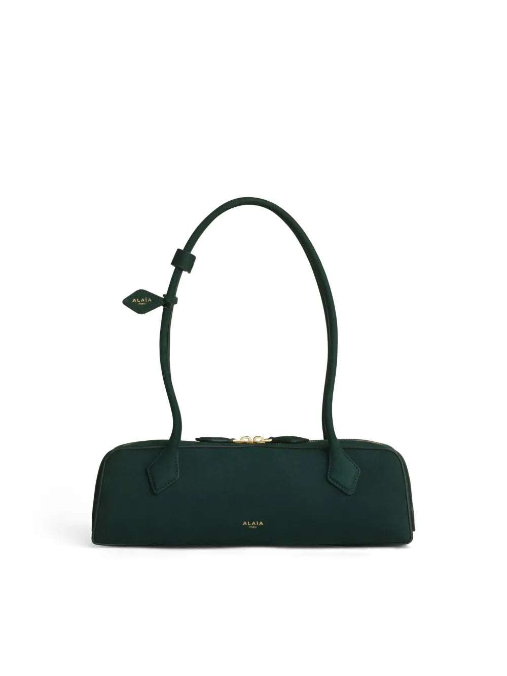 Alaia Zip Leather Shoulder Bag — Same as shown — Size One Size — Side View
