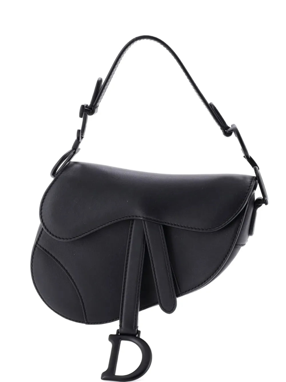 Christian Dior Pre Owned Ultra Matte Saddle Handbag Leather Mini Shoulder Bag — Same as shown — Size One Size — Front View