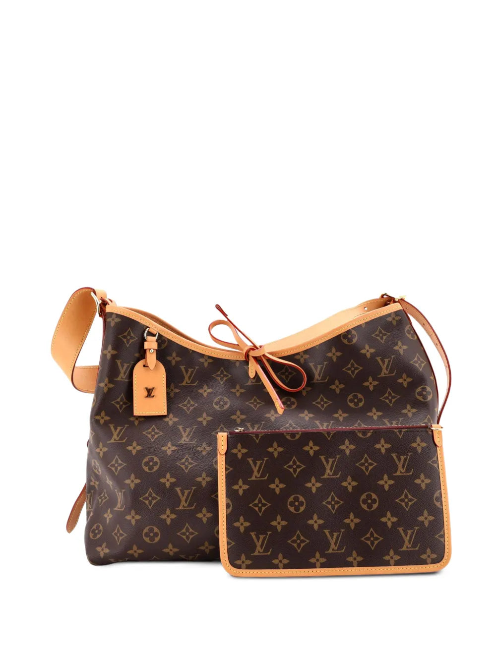 Louis Vuitton Pre Owned Carryall Monogram Canvas Mm Hobo Bag — Same as shown — Size One Size — Lifestyle View