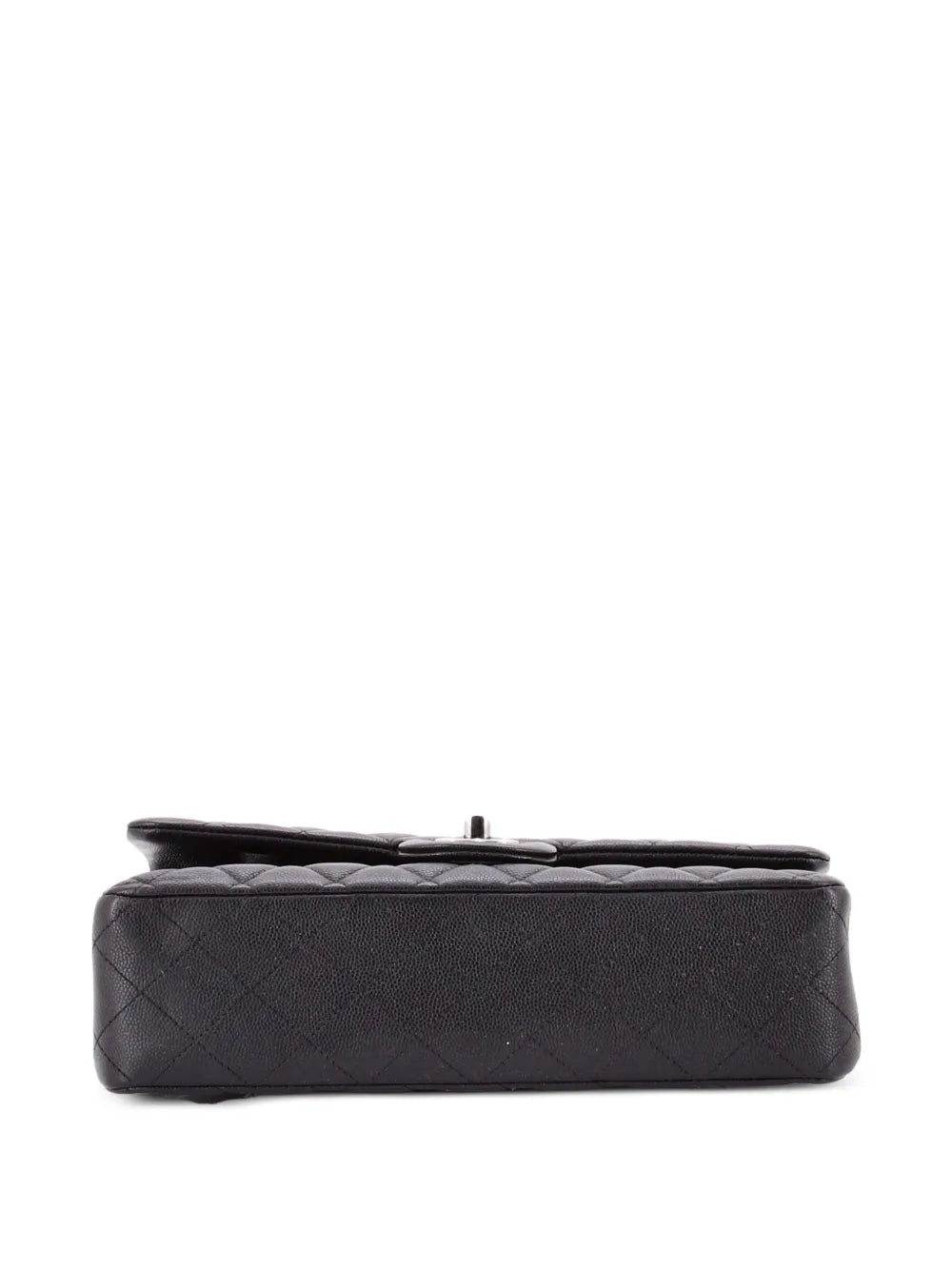 Chanel Pre Owned Classic Double Flap Bag Quilted Iridescent Caviar Medium Shoulder Bag — Same as shown — Size One Size — Detail View