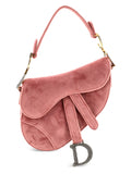 Christian Dior Pre Owned Saddle Handbag Velvet With Crystals Mini Shoulder Bag — Same as shown — Size One Size — Front View