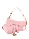 Christian Dior Pre Owned Saddle Handbag With Strap Leather Mini Shoulder Bag — Same as shown — Size One Size — Front View