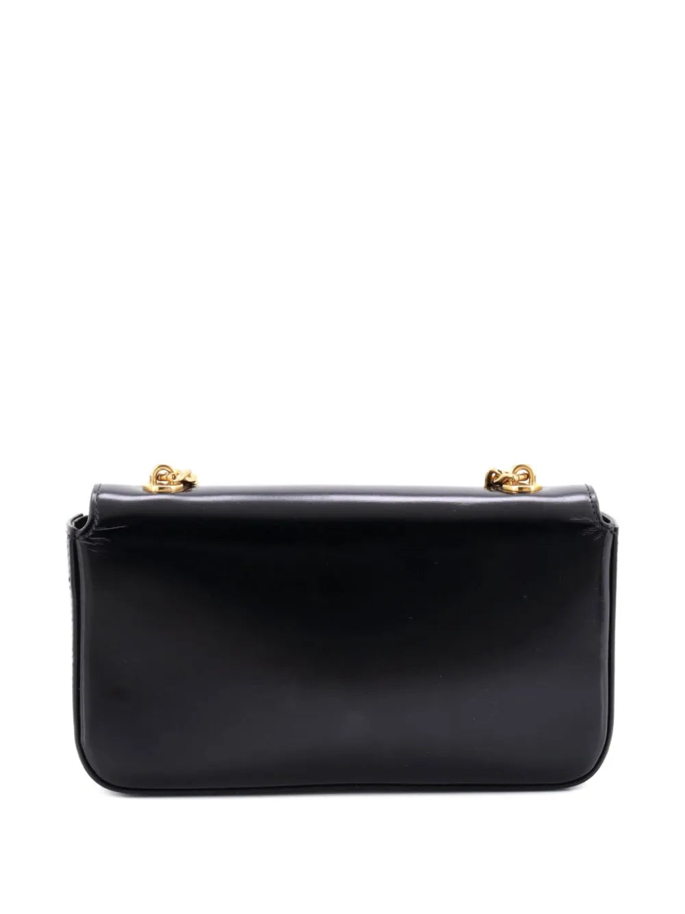 Celine Pre Owned Triomphe Chain Leather Small Shoulder Bag — Same as shown — Size One Size — Side View