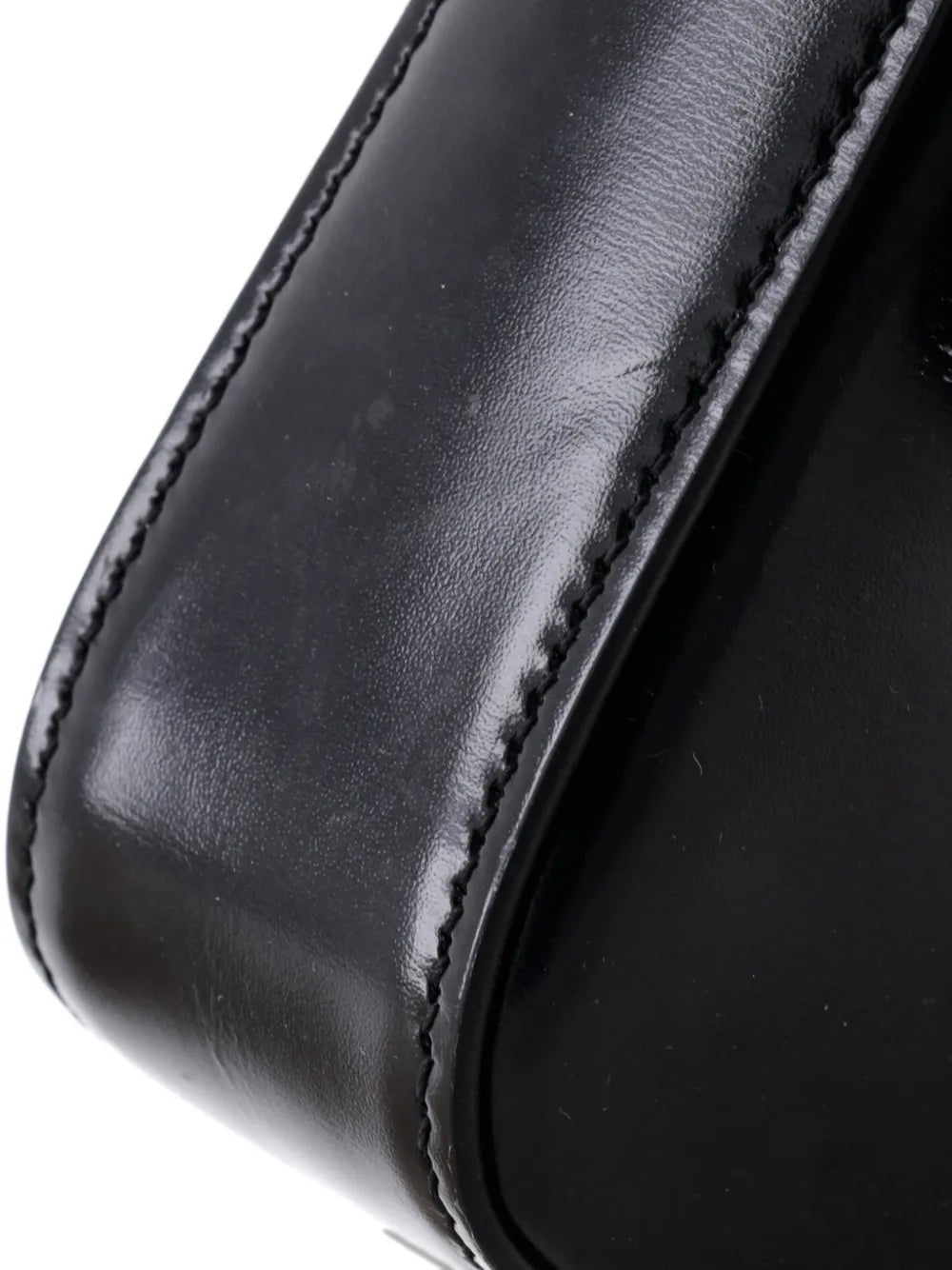 Celine Pre Owned Triomphe Chain Leather Small Shoulder Bag — Same as shown — Size One Size — Detail View