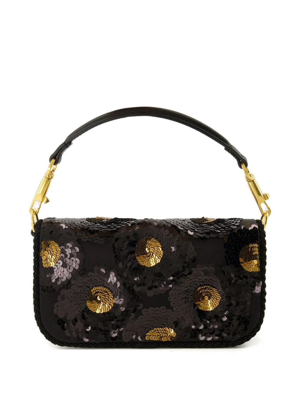 Valentino Garavani Small Loco Sequinned Shoulder Bag — Same as shown — Size One Size — Side View