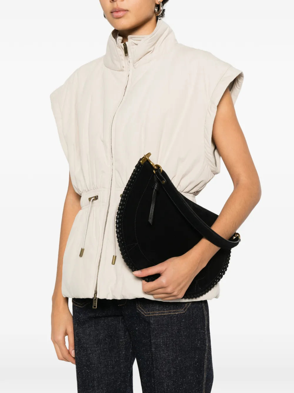 Isabel Marant Oskan Shoulder Bag — Same as shown — Size One Size — Side View