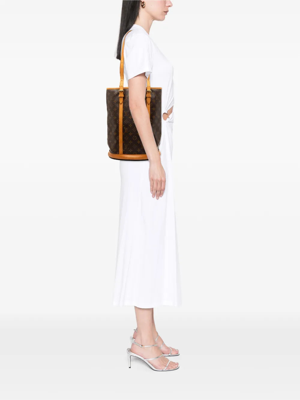 Louis Vuitton Pre Owned 2015 Monogram Gm Bucket Bag — Same as shown — Size One Size — Side View