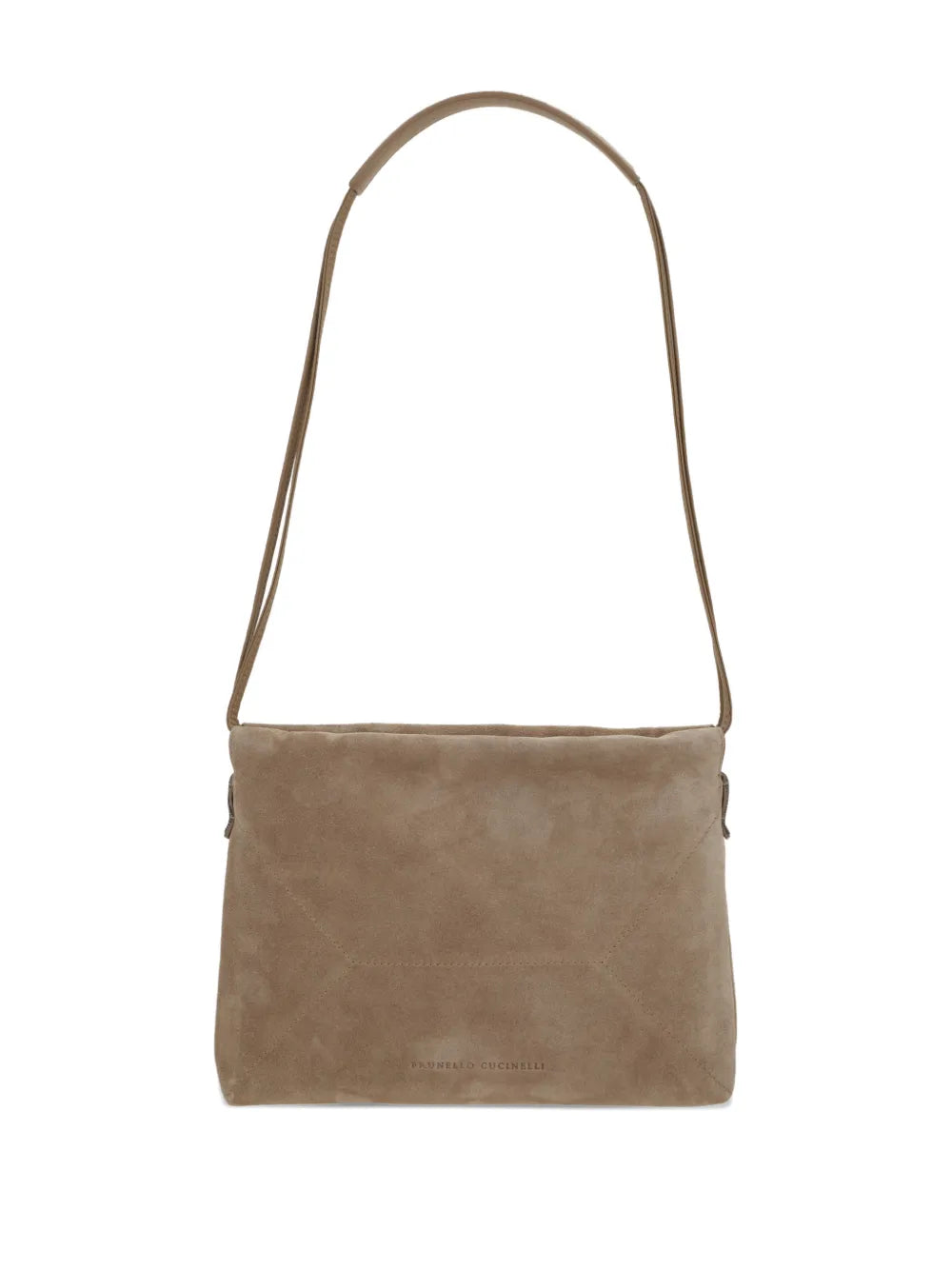 Brunello Cucinelli Bc Duo Suede Shoulder Bag — Same as shown — Size One Size — Front View