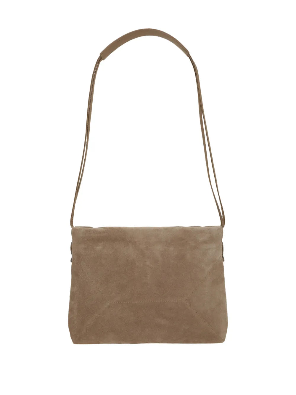Brunello Cucinelli Bc Duo Suede Shoulder Bag — Same as shown — Size One Size — Side View