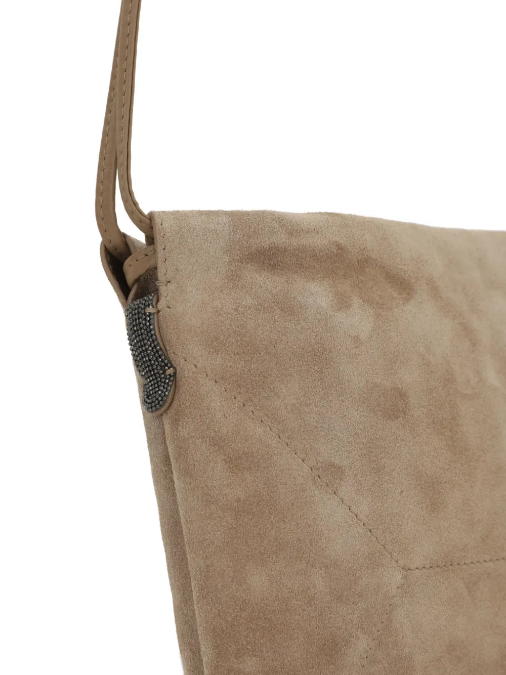 Brunello Cucinelli Bc Duo Suede Shoulder Bag — Same as shown — Size One Size — Top View