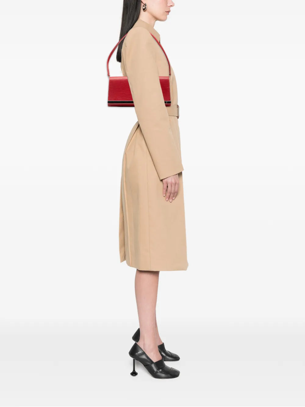 Louis Vuitton Pre Owned 2012 Epi Sevigne Clutch Shoulder Bag — Same as shown — Size One Size — Side View