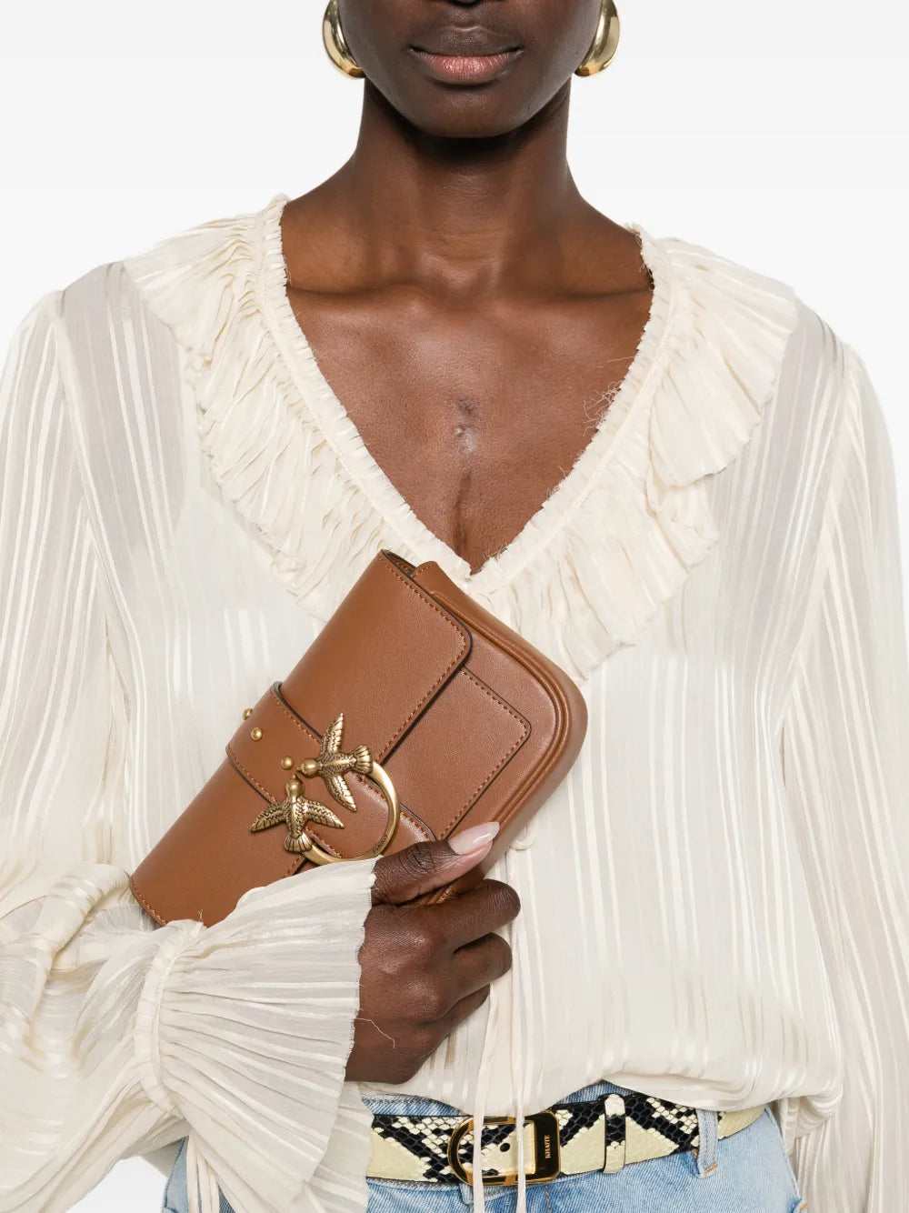 Pinko Mini Love One Pocket Shoulder Bag — Same as shown — Size One Size — Side View