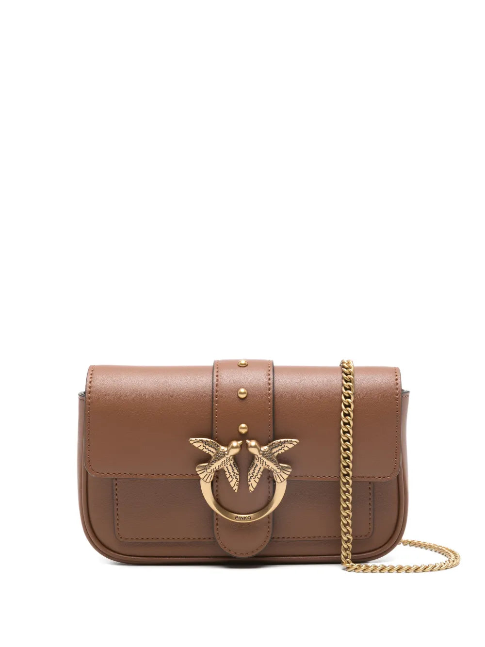 Pinko Mini Love One Pocket Shoulder Bag — Same as shown — Size One Size — Front View