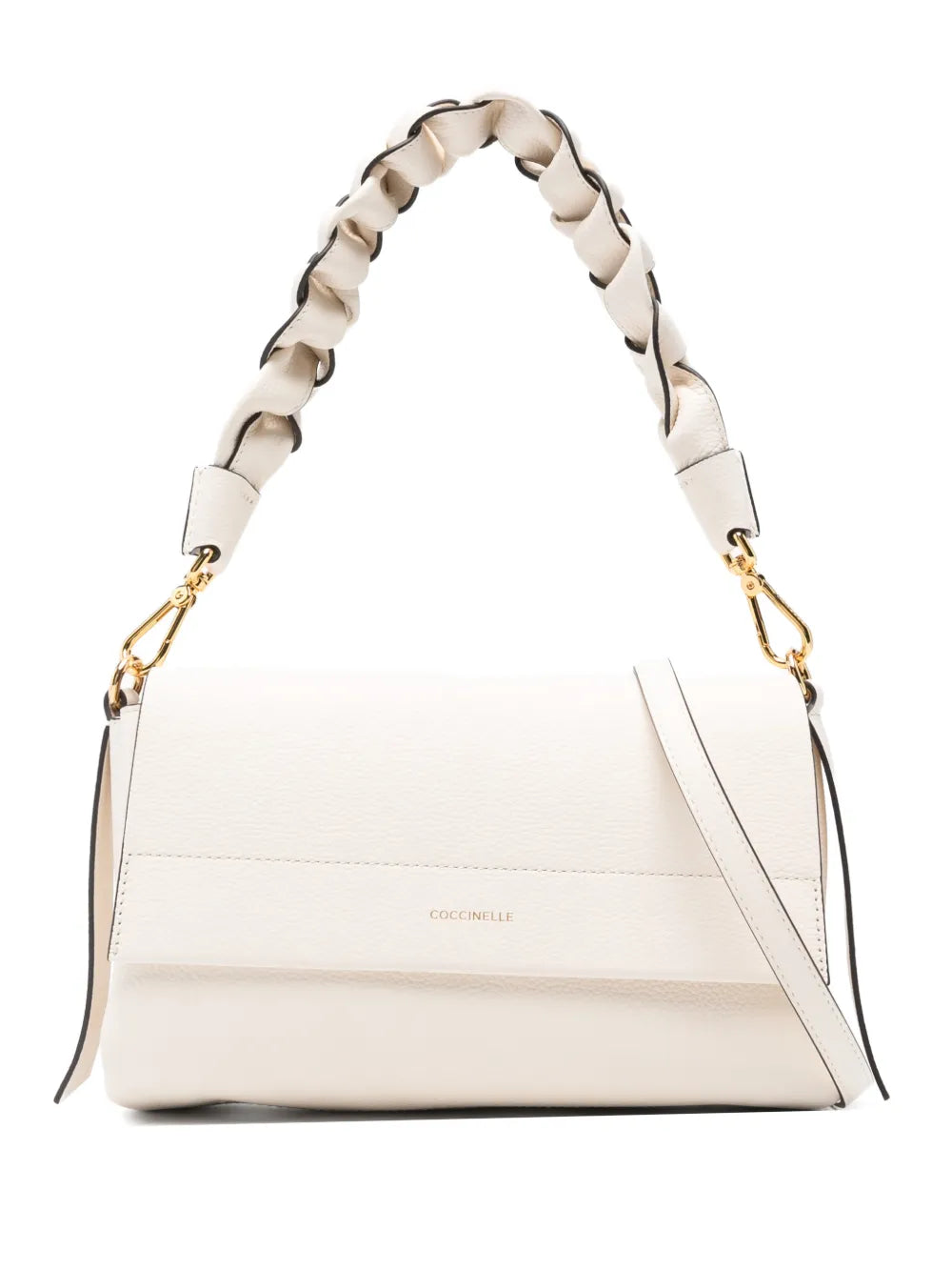 Coccinelle Twisted Strap Shoulder Bag — Same as shown — Size One Size — Front View