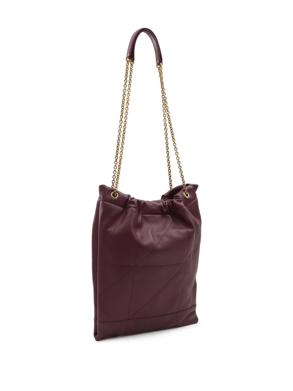 Saint Laurent Jaimne Pochon Quilted Shoulder Bag — Same as shown — Size One Size — Side View