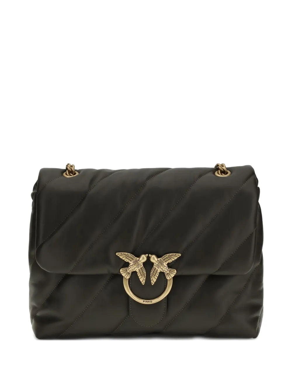 Pinko Love Quilted Shoulder Bag — Same as shown — Size One Size — Front View