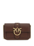 Pinko Love One Bird Buckle Chain Shoulder Bag — Same as shown — Size One Size — Front View