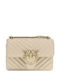 Pinko Love Chevron Chain Shoulder Bag — Same as shown — Size One Size — Front View