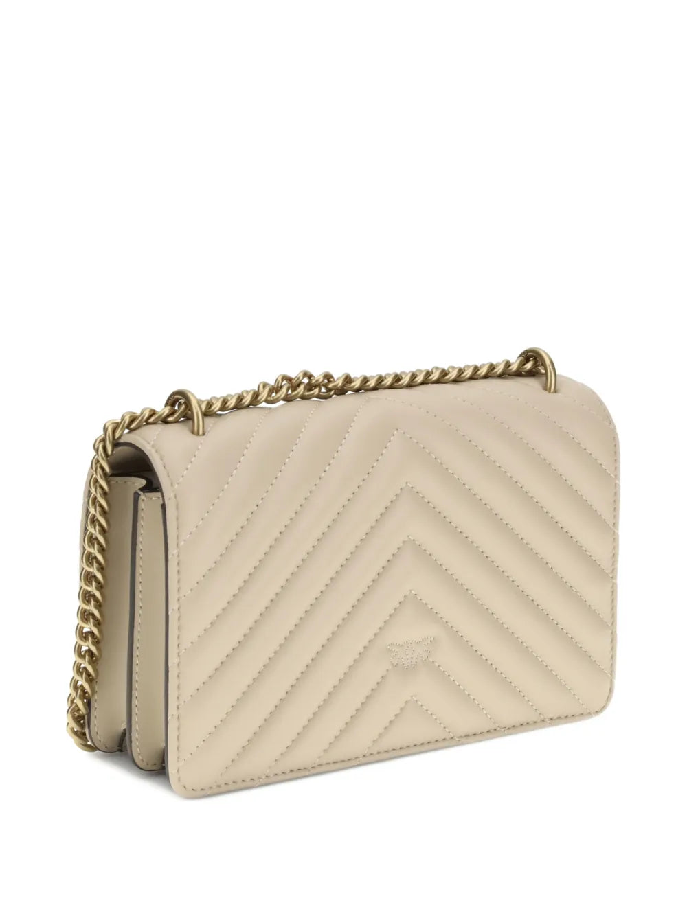 Pinko Love Chevron Chain Shoulder Bag — Same as shown — Size One Size — Side View