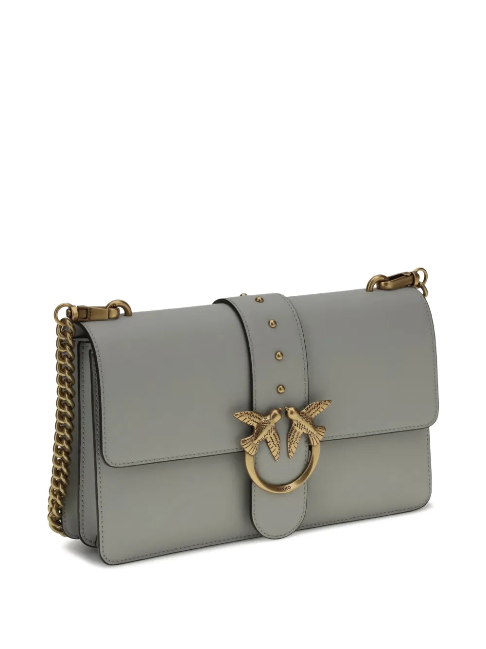 Pinko One Simply Love Studded Chain Shoulder Bag — Same as shown — Size One Size — Back View