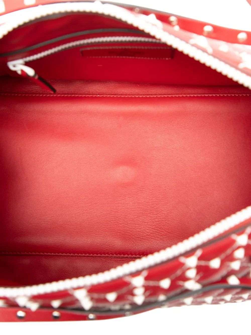 Valentino Garavani Pre Owned 2000 2017 Lambskin Free Rockstud Spike Shoulder Bag — Same as shown — Size One Size — Detail View