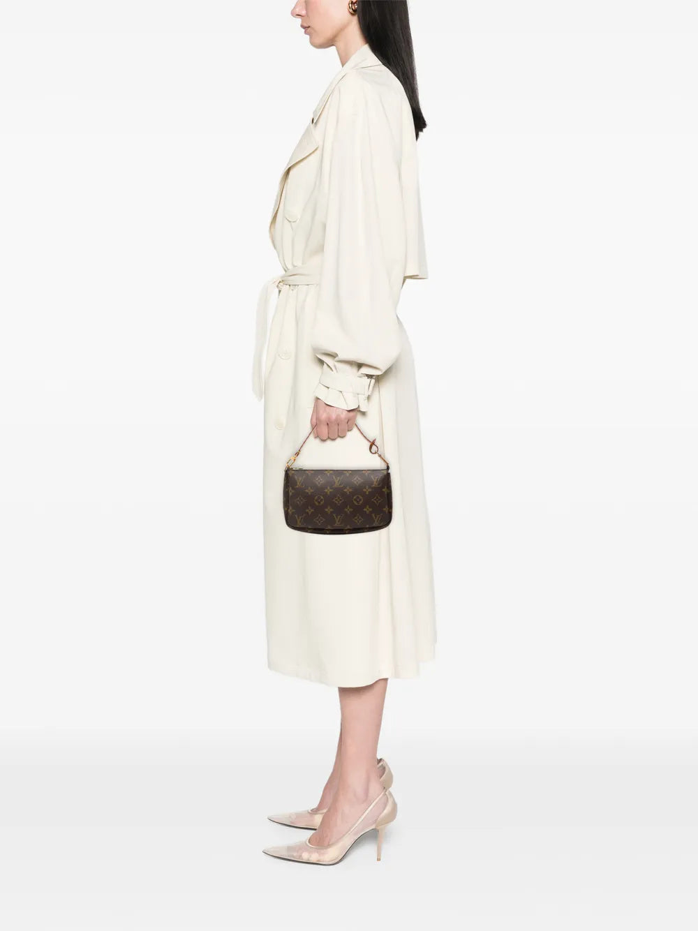 Louis Vuitton Pre Owned 2000 Monogram Pochette Accessoires Shoulder Bag — Same as shown — Size One Size — Side View