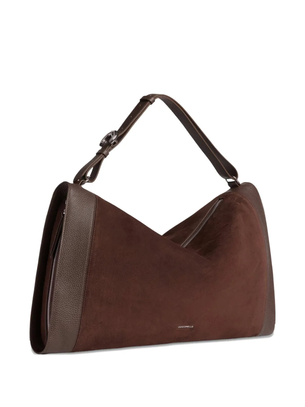 Coccinelle Elinor Zip Up Shoulder Bag — Same as shown — Size One Size — Side View
