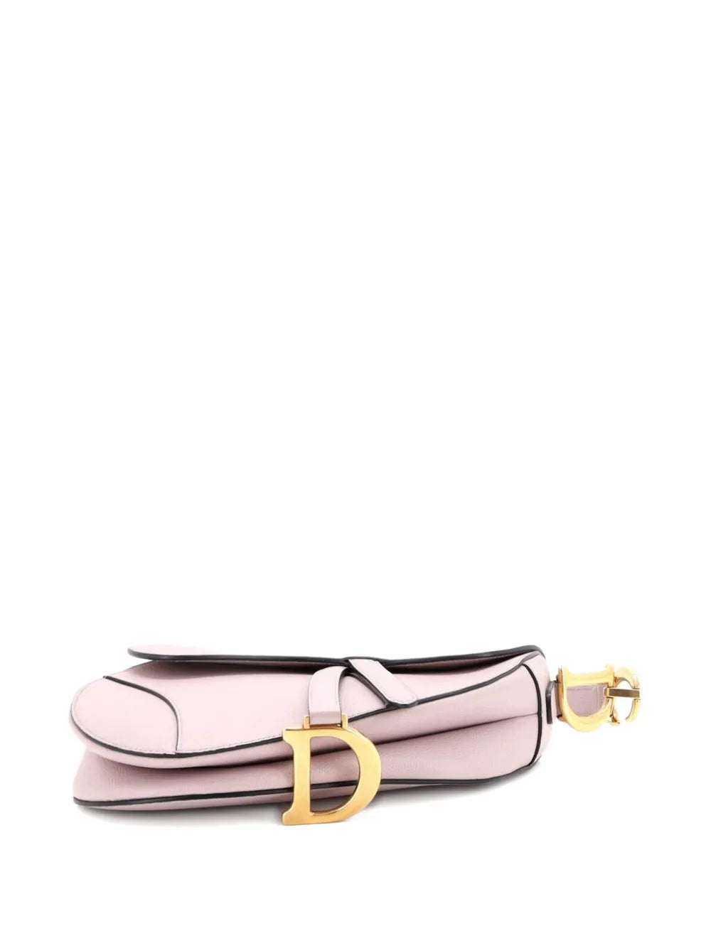 Christian Dior Pre Owned Saddle Handbag Leather Medium Shoulder Bag — Same as shown — Size One Size — Top View