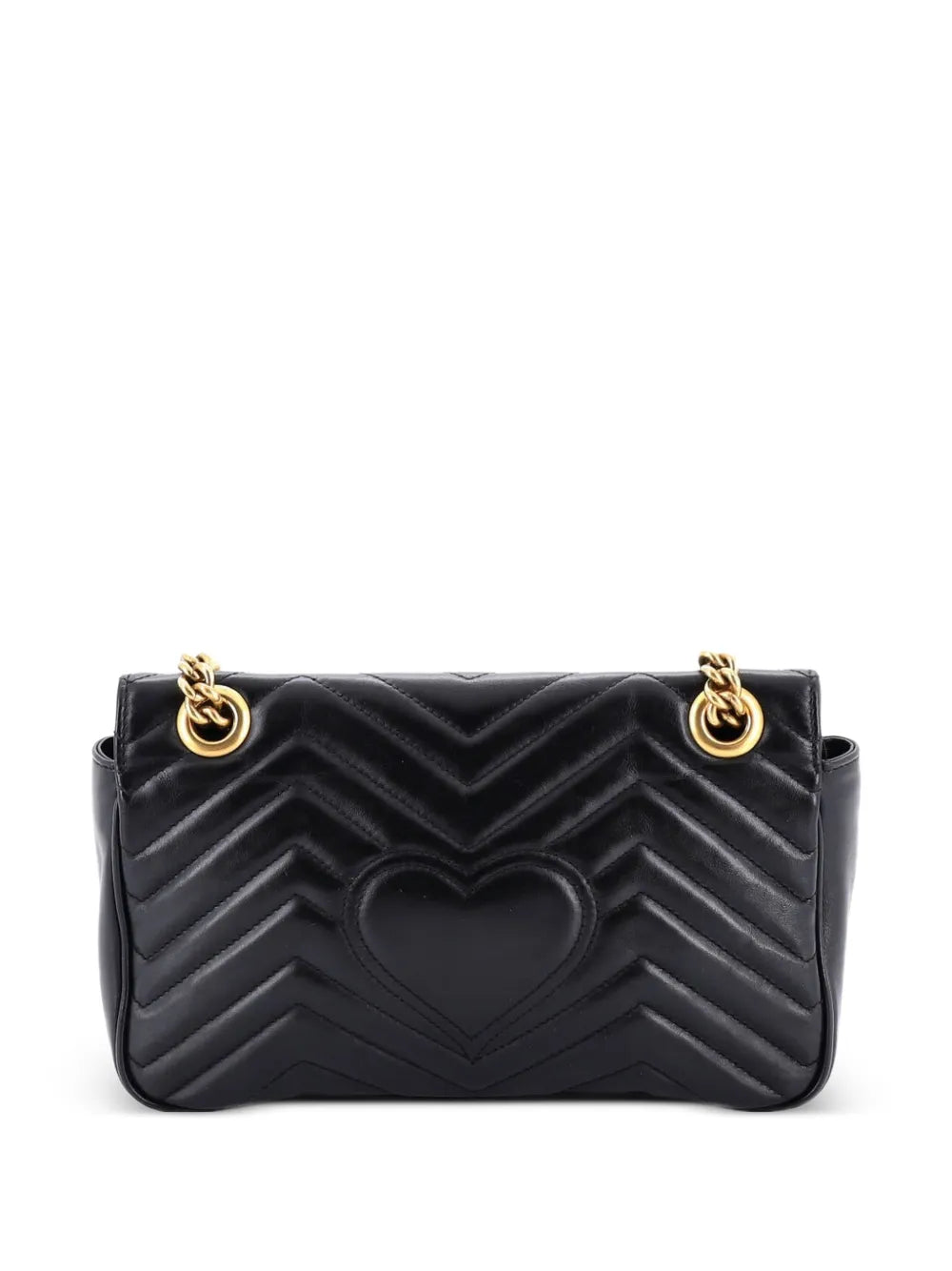 Gucci Pre Owned Gg Marmont Flap Bag Matelasse Leather Medium Shoulder Bag — Same as shown — Size One Size — Side View