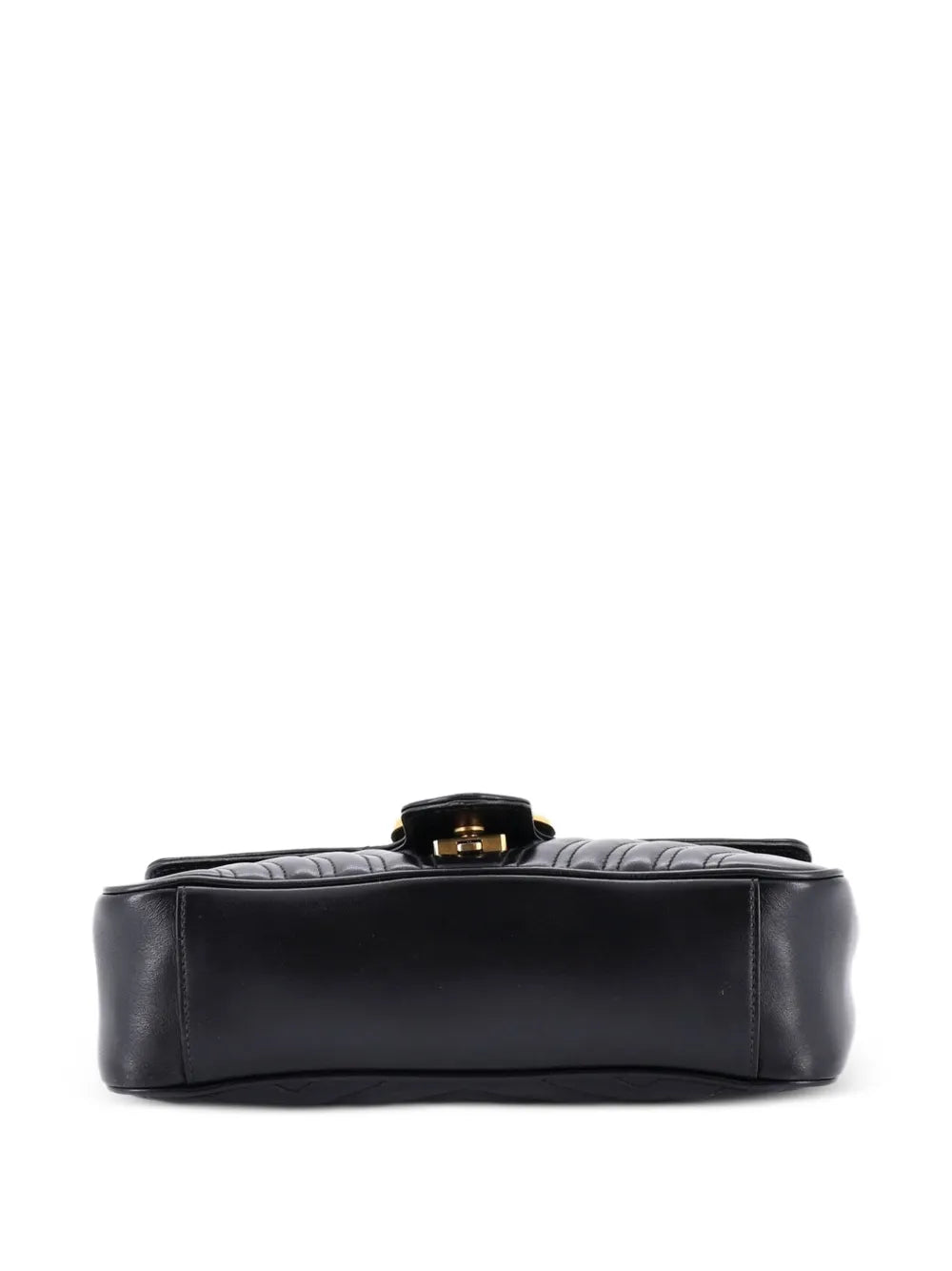 Gucci Pre Owned Gg Marmont Flap Bag Matelasse Leather Medium Shoulder Bag — Same as shown — Size One Size — Back View