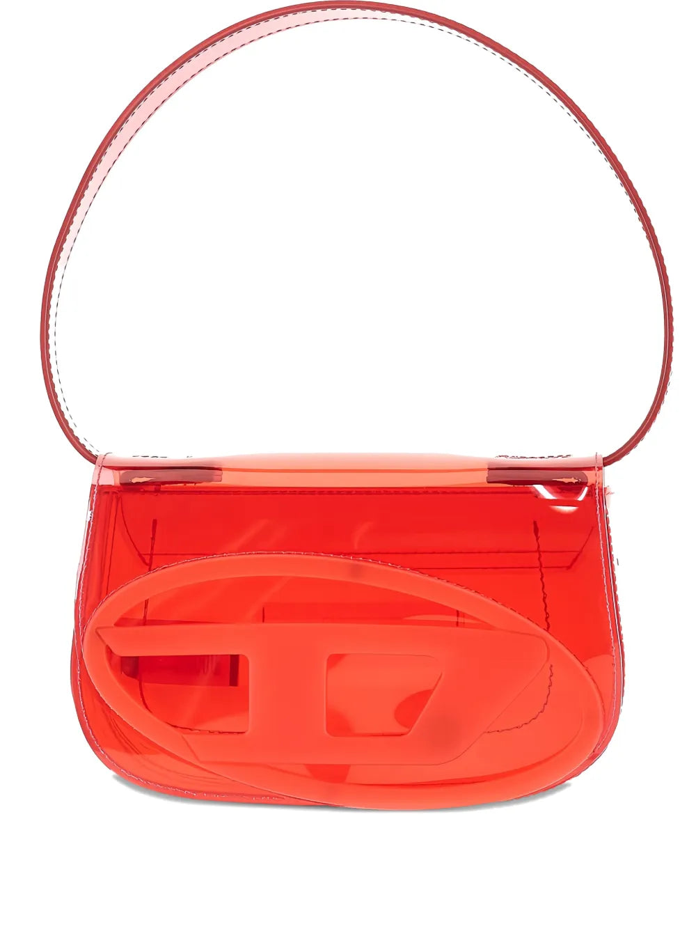 Diesel 1Dr Logo Plaque Shoulder Bag — Same as shown — Size One Size — Front View