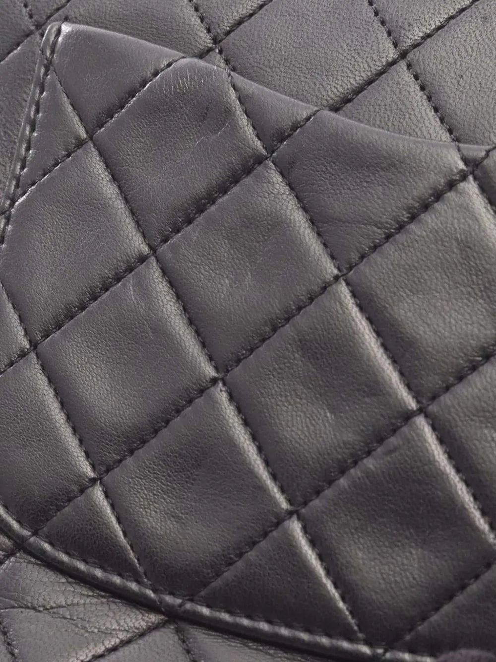 Chanel Pre Owned 1989 1991 Medium Classic Lambskin Double Flap Shoulder Bag — Same as shown — Size One Size — Side View