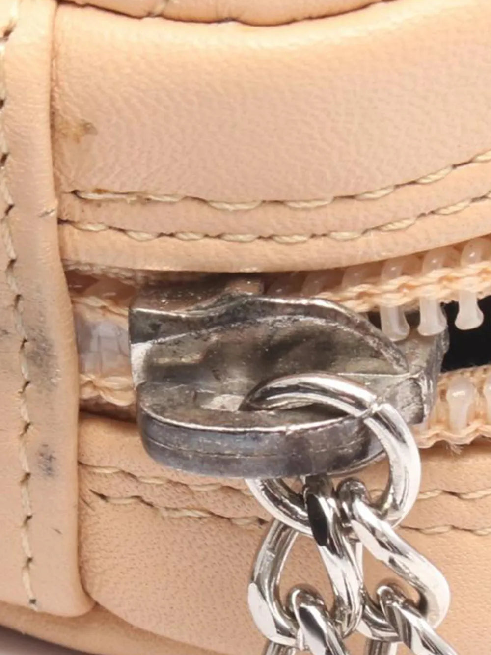 Chanel Pre Owned 2003 2004 Small Lambskin Cambon Ligne Shoulder Bag — Same as shown — Size One Size — Side View